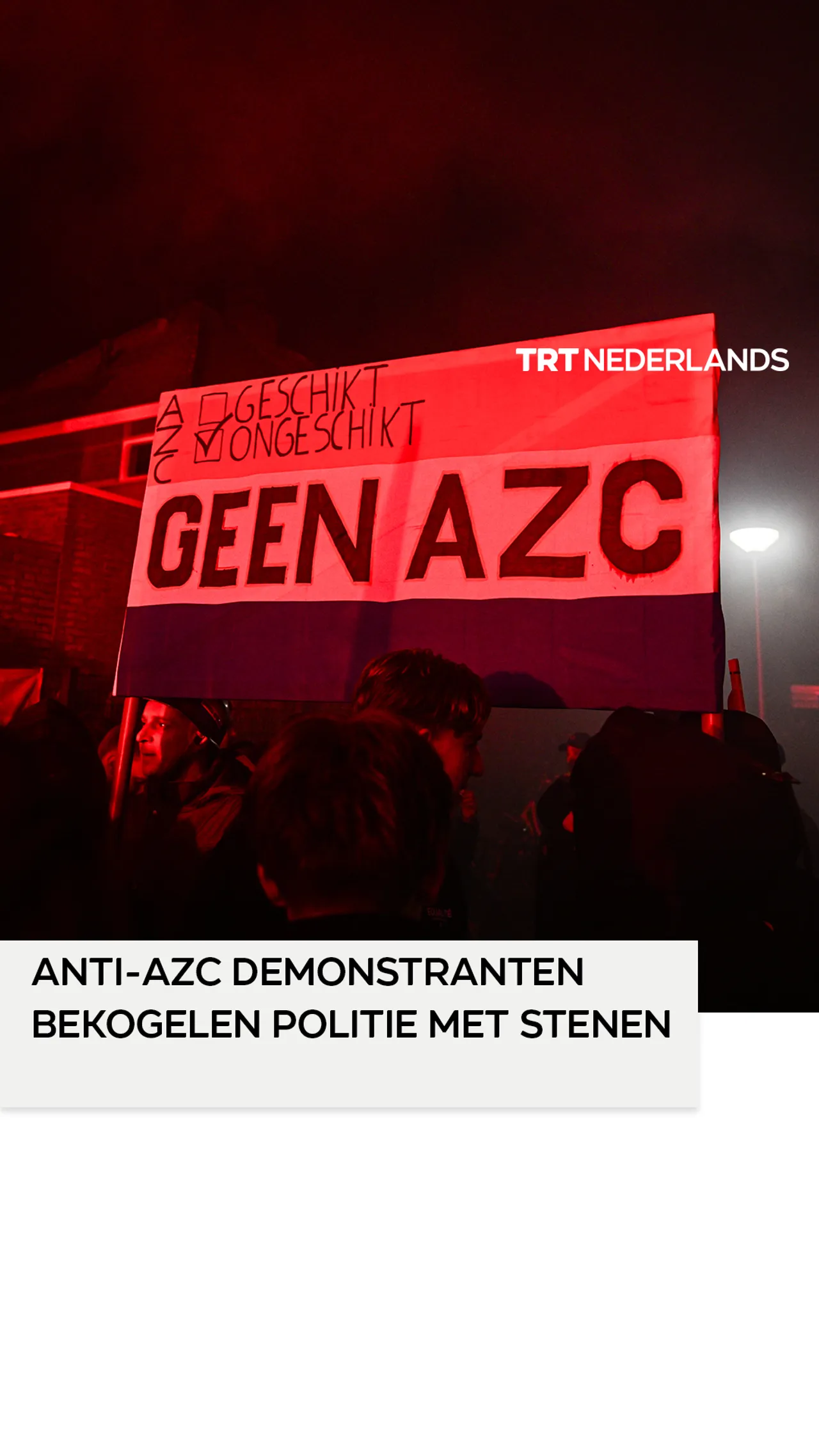 Hevige rellen bij protest asielcentrum Bleskensgraaf, politie bekogeld met stenen