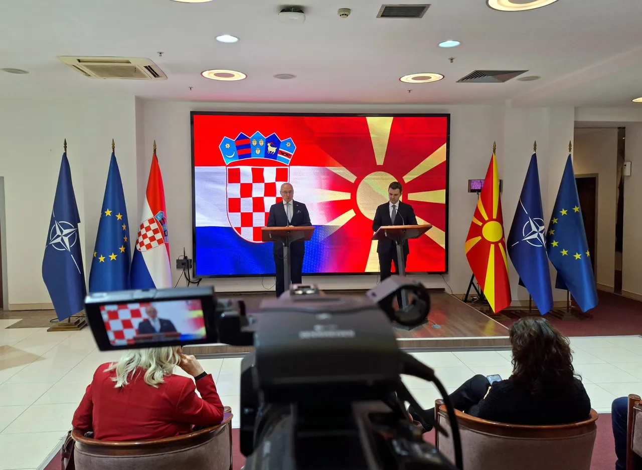 Sjeverna Makedonija i Hrvatska jačaju bilateralnu saradnju i evropsku perspektivu