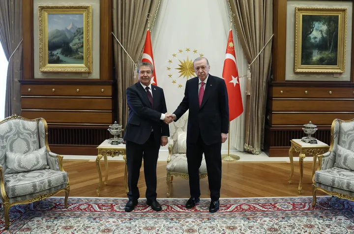 Predsjednik Turkiye Erdogan primio premijera Turske Republike Sjevernog Kipra Ustela