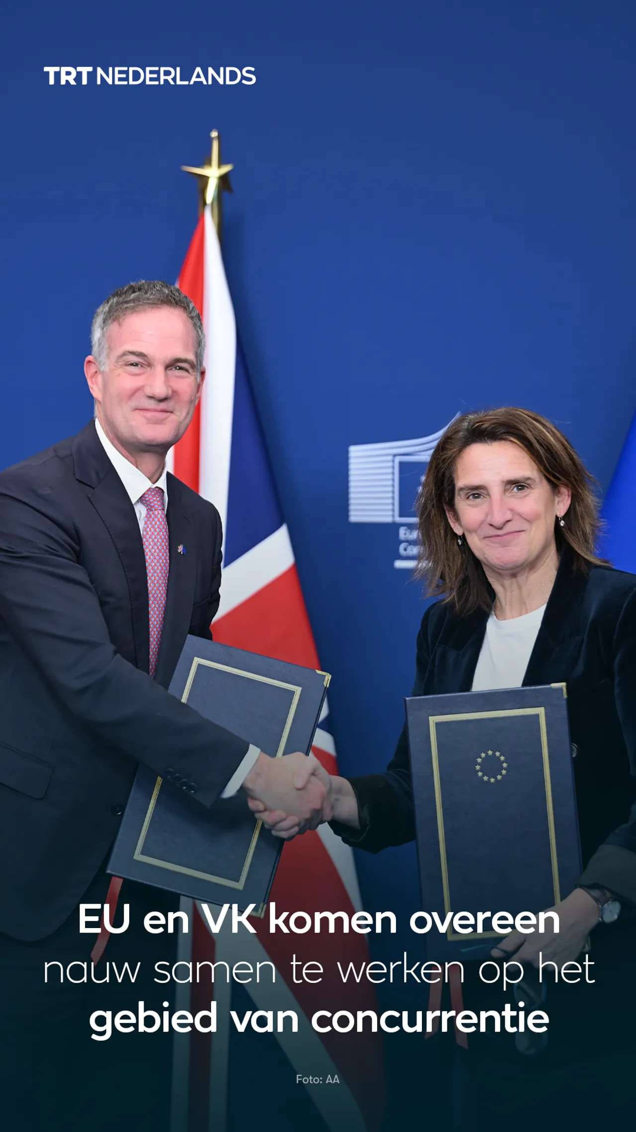 EU en VK komen overeen nauw samen te werken op het gebied van mededingingszaken