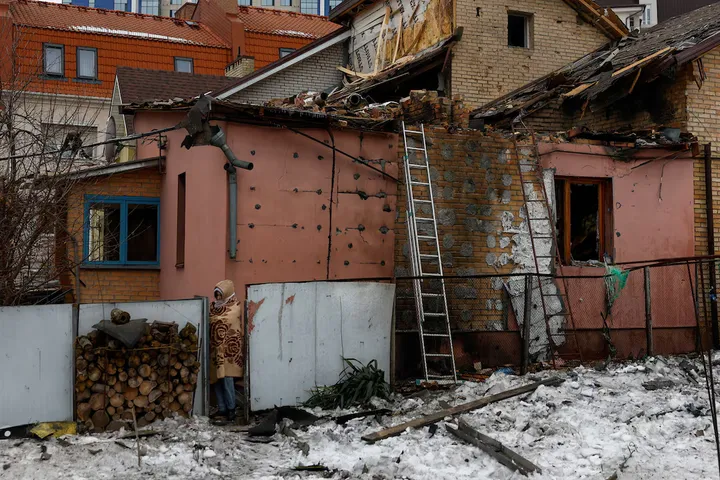 Массированный российский удар по Украине