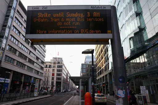 Public transportation disrupted across Germany amid two-day strike