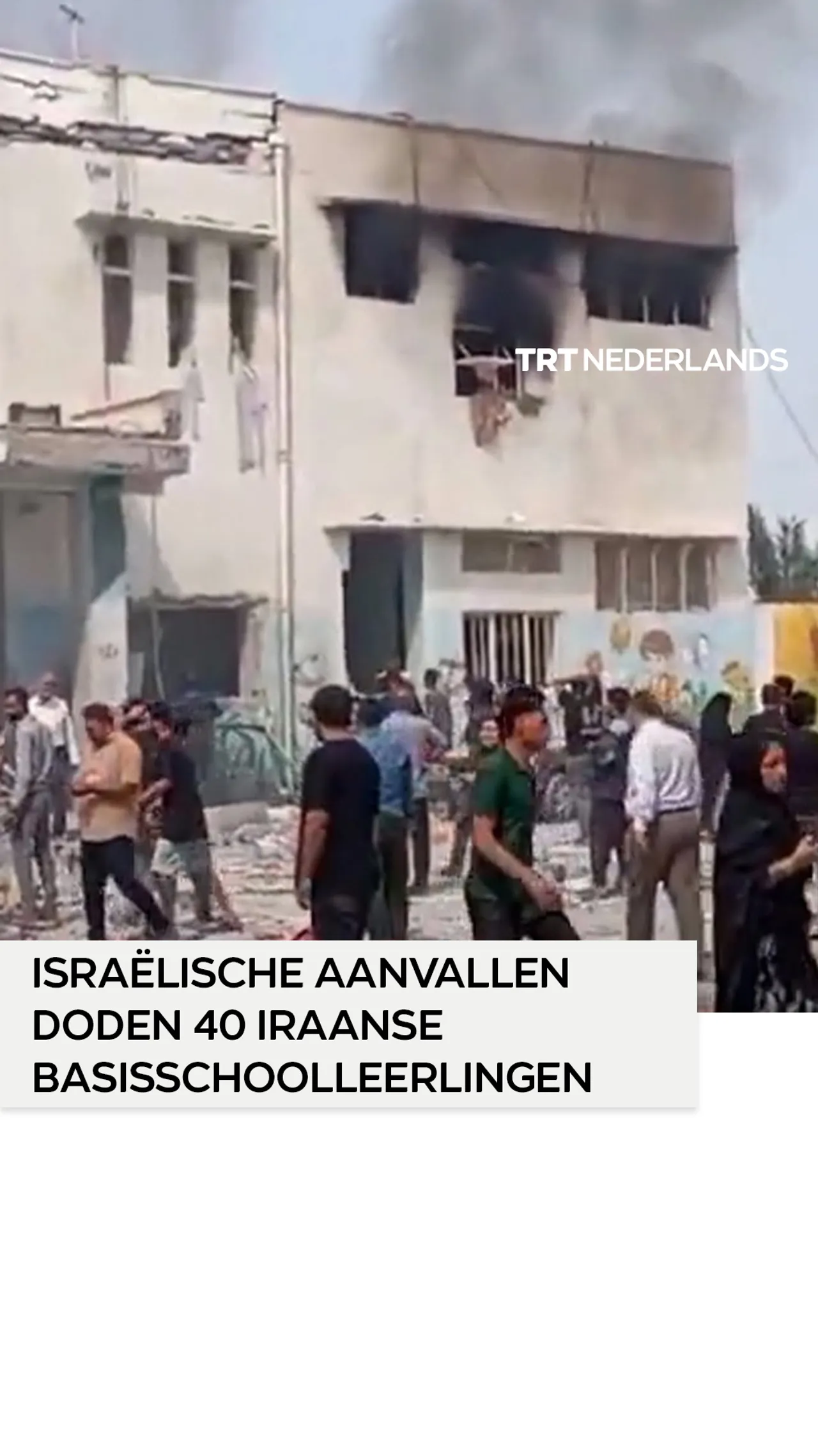 Israëlische aanvallen doden 40 Iraanse basisschoolleerlingen