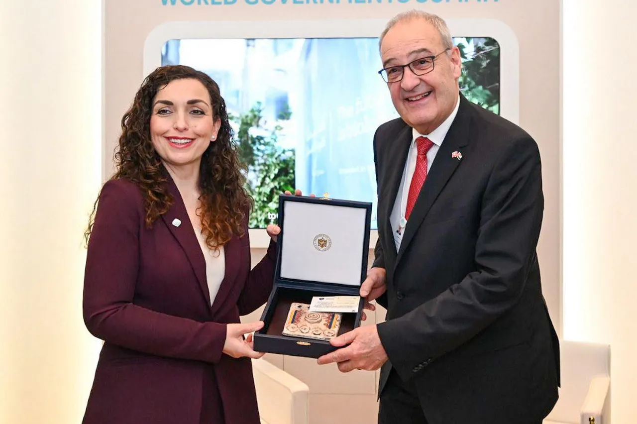 Presidentja Osmani takon Presidentin e Zvicrës Parmelin