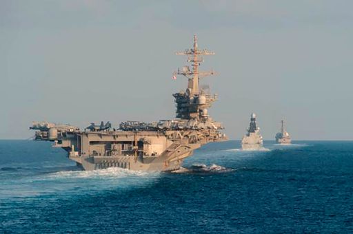 TRT World - US military says it shot down Iranian drone near aircraft carrier