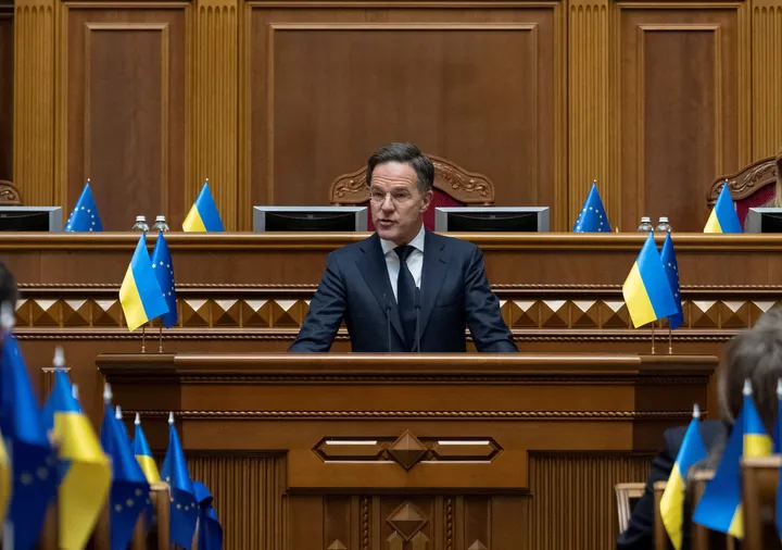 Russia's attacks show no seriousness about peace, says NATO chief in Kiev