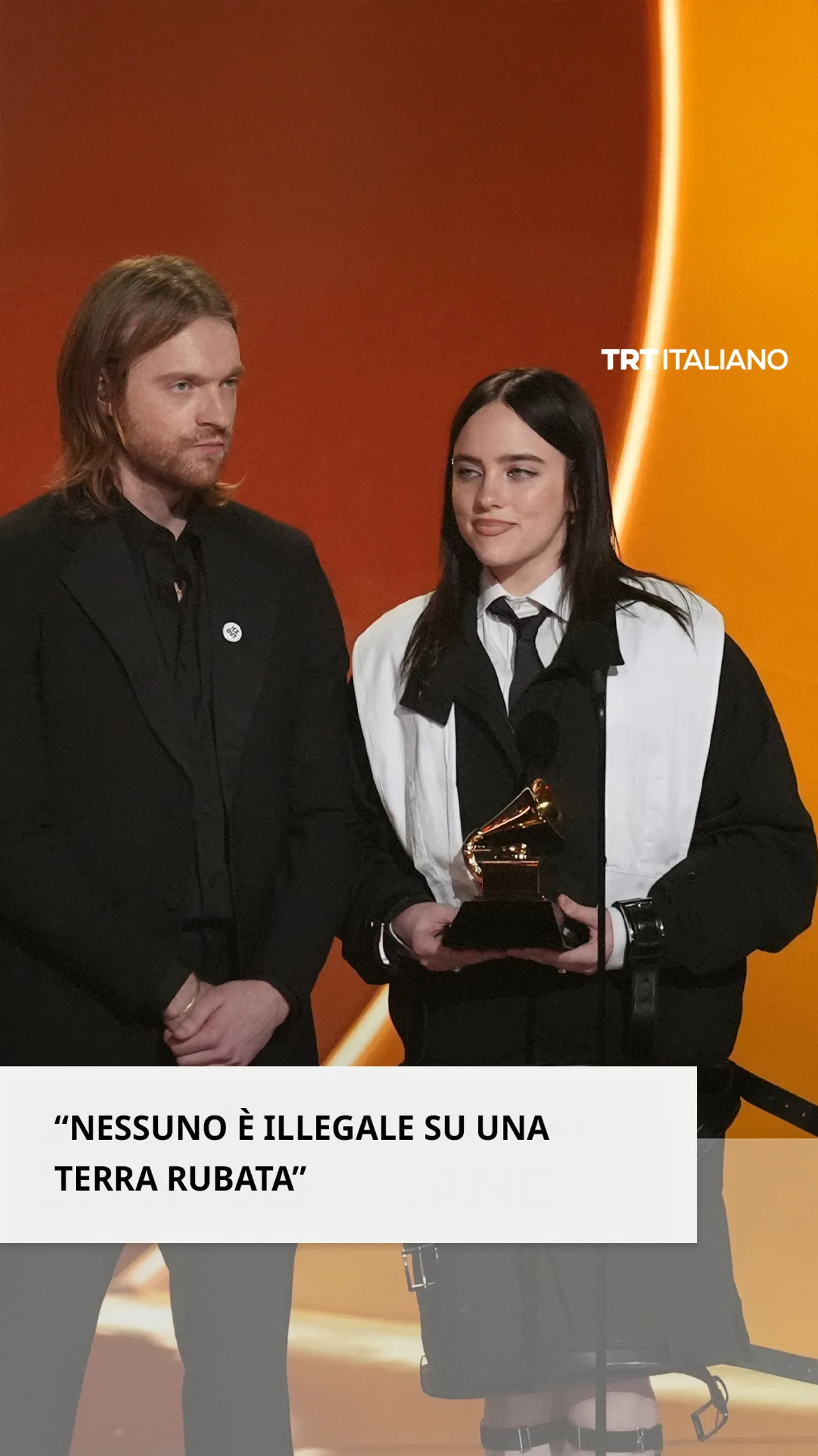 Billie Eilish ha condannato l'ICE ai Grammy Awards
