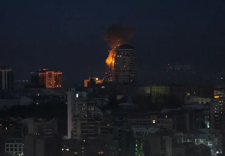 Kiev under fire as Russia launches fresh missile and drone strikes