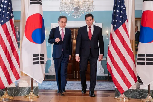 조현 외무장관과 마르코 루비오 국무장관, 호르무즈 해협이 세계 경제에 중요하다고 합의