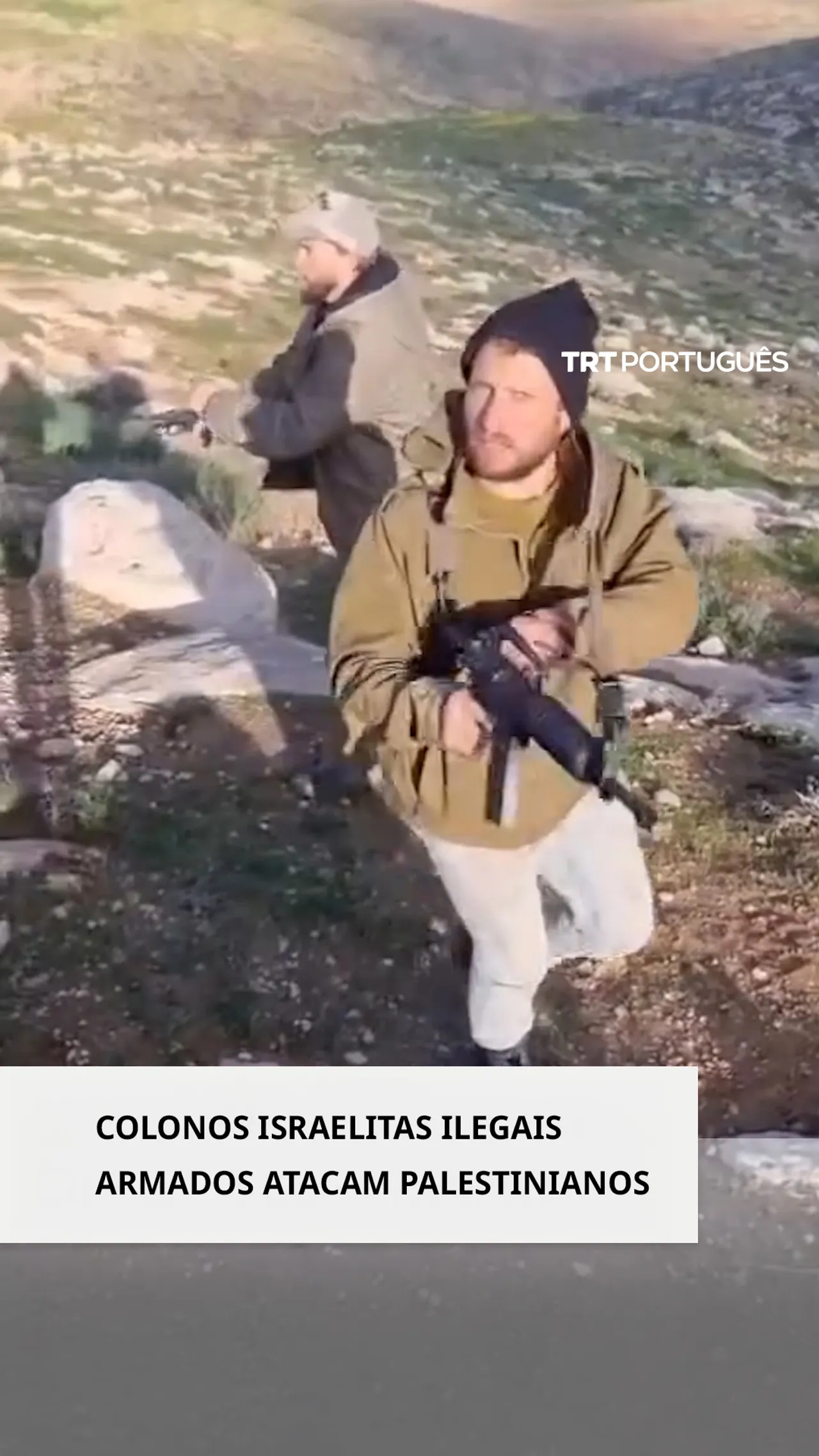 Colonos israelitas ilegais armados atacam palestinianos em Masafer Yatta