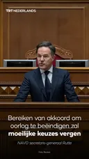 Bereiken van akkoord om oorlog te beëindigen zal moeilijke keuzes vergen: NAVO secretaris-generaal