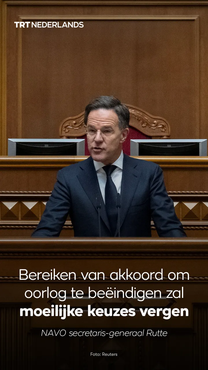 Bereiken van akkoord om oorlog te beëindigen zal moeilijke keuzes vergen: NAVO secretaris-generaal