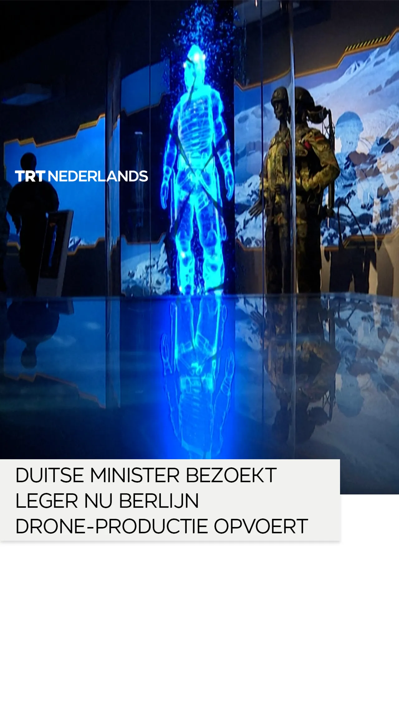 Duitse minister bezoekt innovatiecentrum van het leger nu Berlijn de productie van drones opvoert