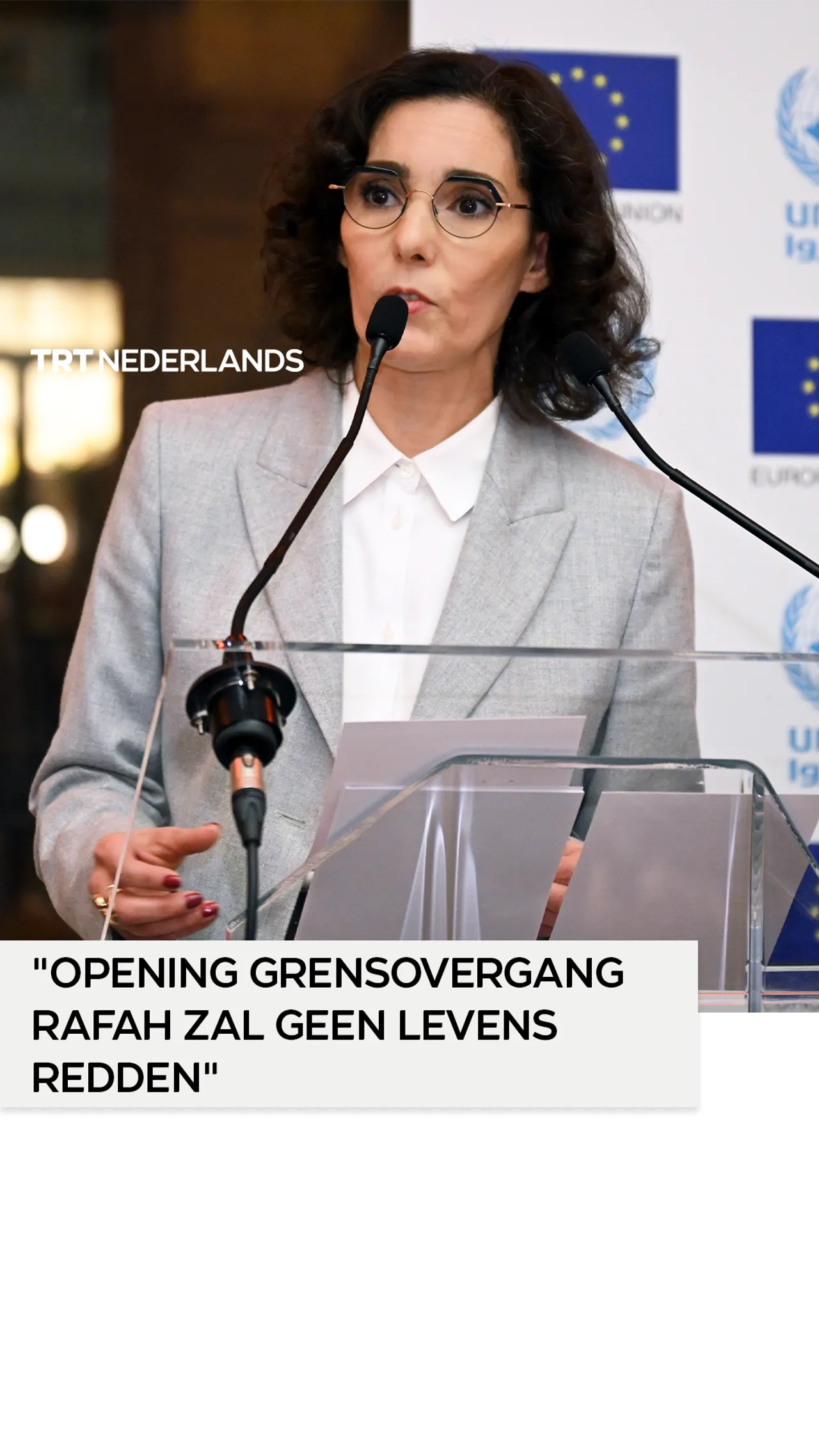 EU-commissaris Lahbib: "Opening grensovergang Rafah zal geen levens redden"