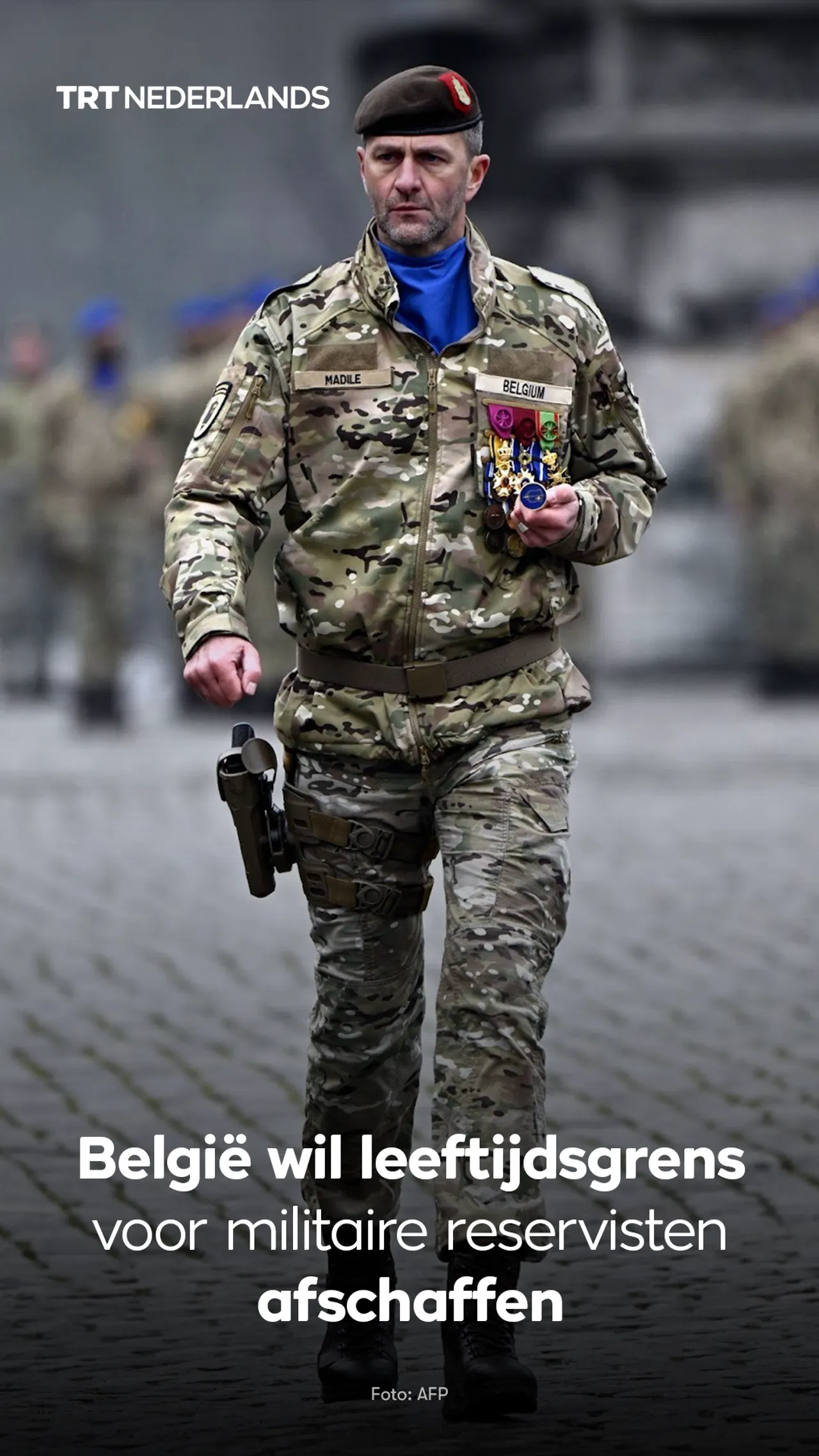 België wil leeftijdsgrens voor militaire reservisten afschaffen
