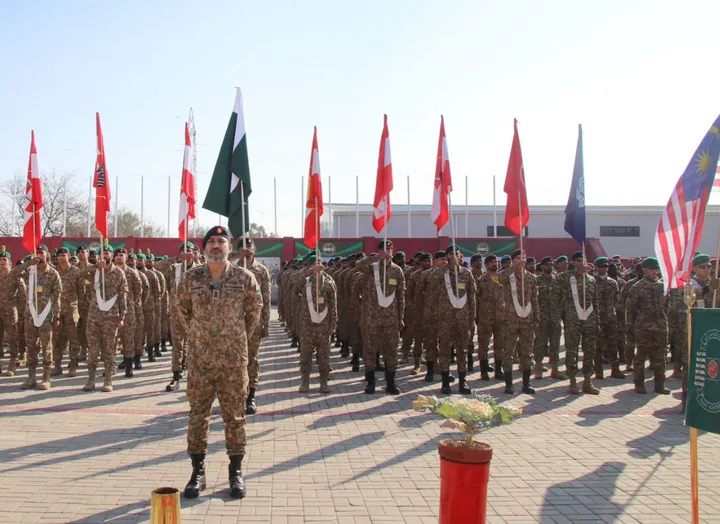 19 देशों के सैनिकों ने पाकिस्तानी सेना के 'टीम भावना' अभ्यास में भाग लिया।