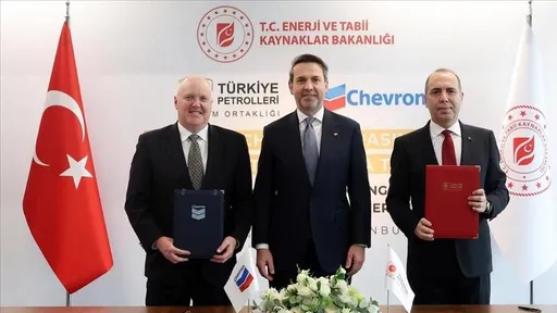 Kompania turke TPAO e Chevron nënshkruajnë memorandum mirëkuptimi për eksplorimin e naftës dhe gazit
