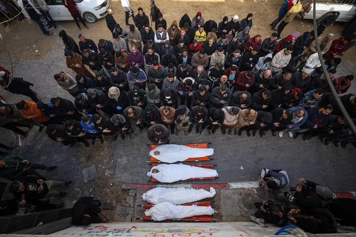 Gaza receives 54 Palestinian bodies and boxes of remains after Israeli custody