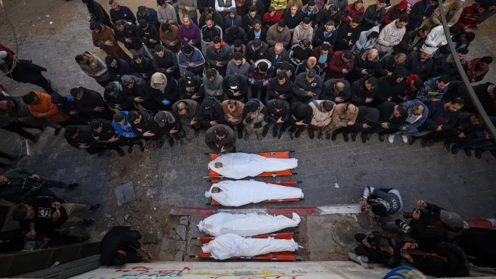 Gaza recebe 54 corpos palestinianos e caixas de restos mortais após custódia israelita