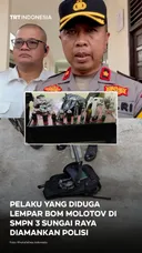 Terduga pelaku peledakan mom molotov di SMPN Sungai Raya ditangkap polisi