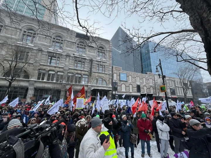 Manifestations dans tout le Québec après l’abandon d’un programme d’immigration