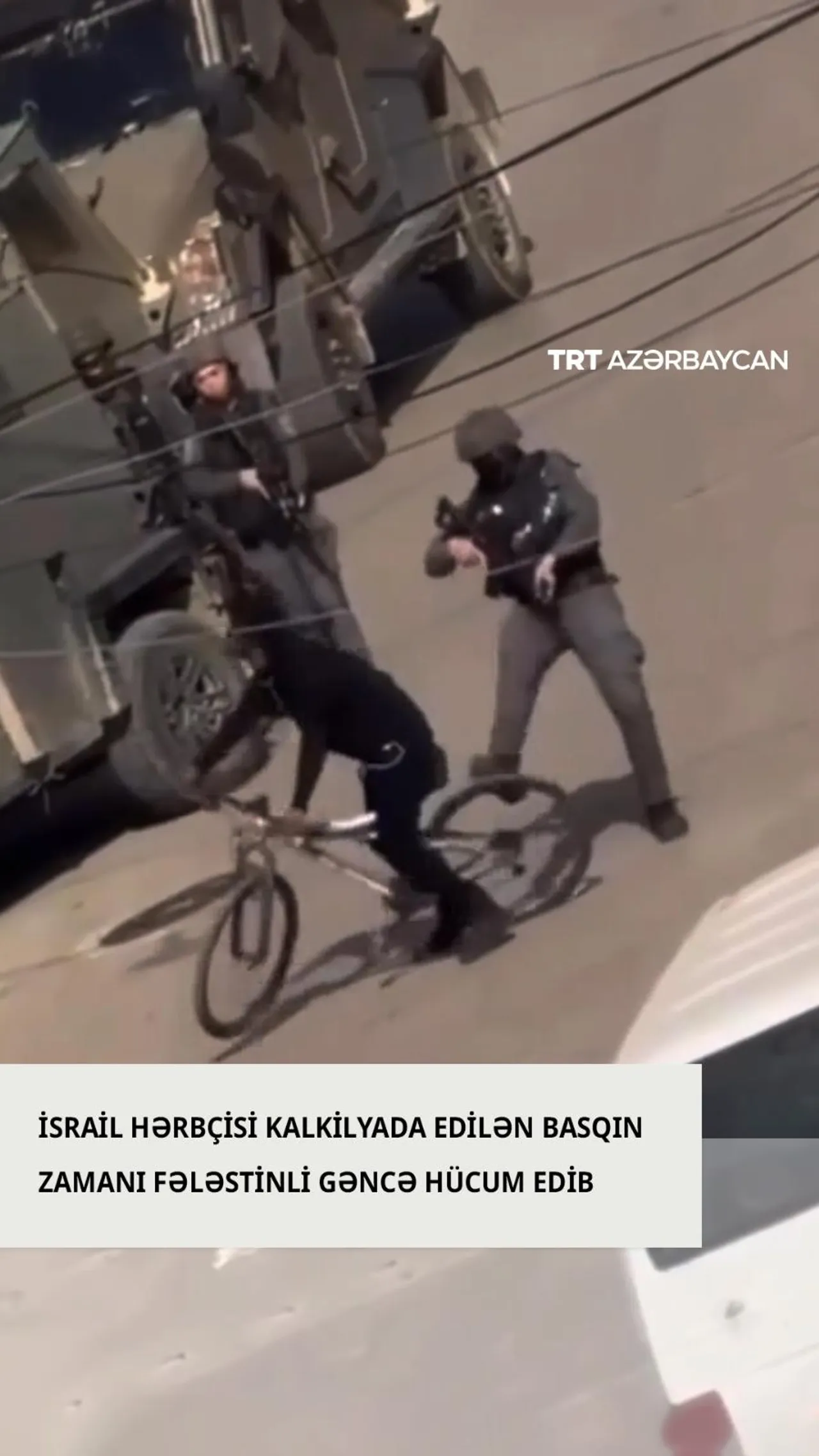 İsrail işğal qüvvələri fələstinli gəncə hücum etdi