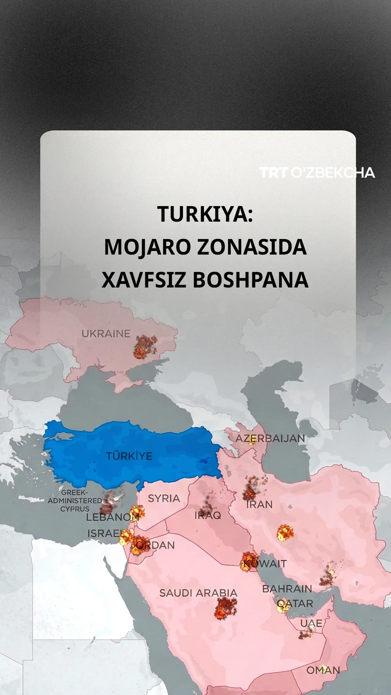 Turkiya – mojaro zonasida xavfsiz boshpana