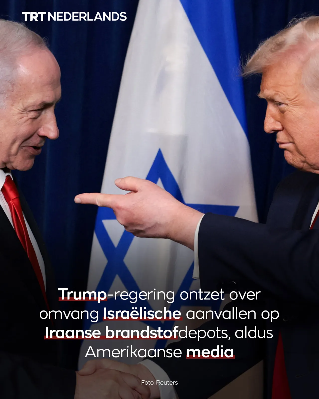 Trump-regering ontzet over omvang Israëlische aanvallen op Iraanse brandstofdepots, aldus Amerikaanse media