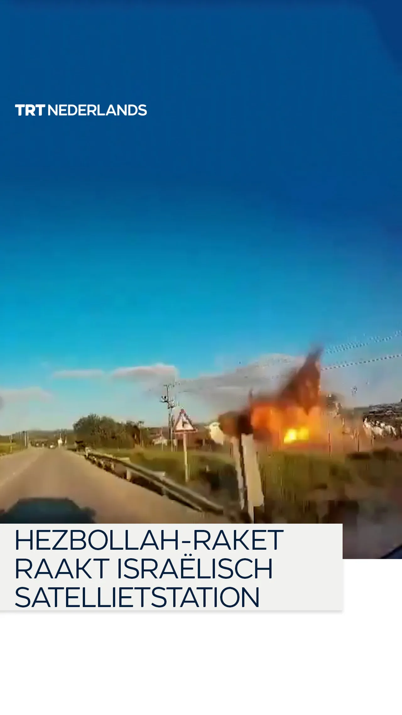 Hezbollah-raket raakt Israëlisch satellietstation
