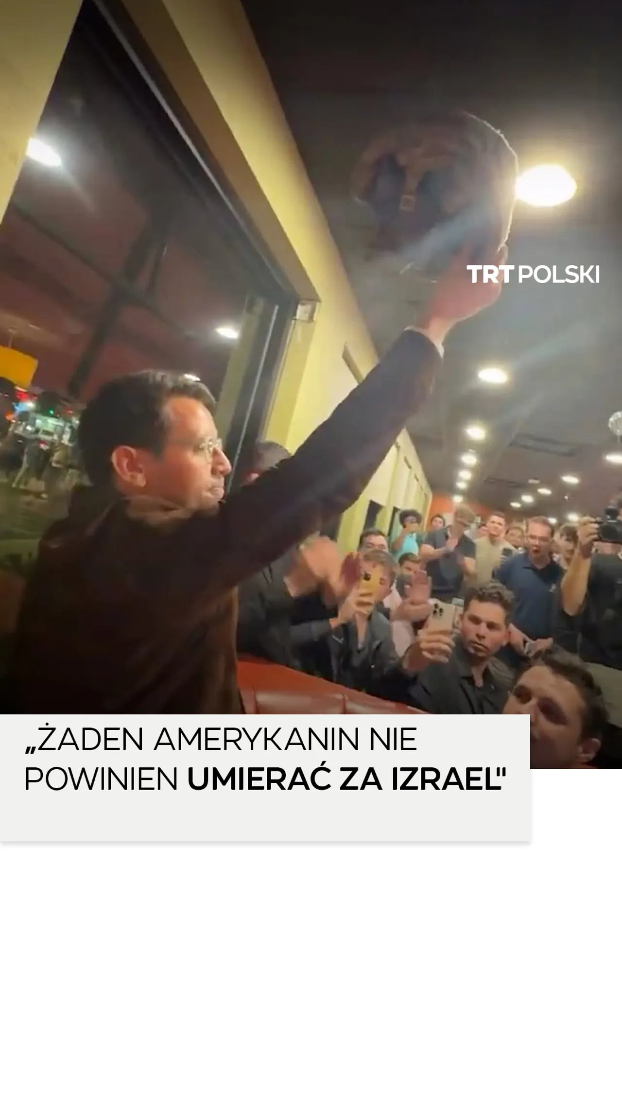 „Żaden Amerykanin nie powinien umierać za Izrael”
