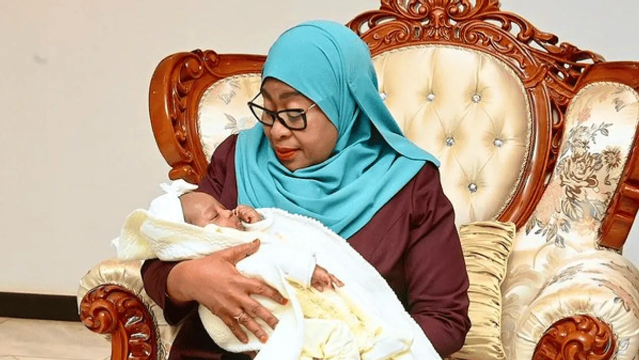 Tanzania: Rais Samia amuasili mtoto aliyetelekezwa