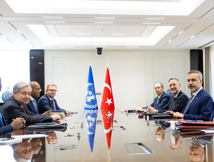 Turski ministar vanjskih poslova primio generalnog sekretara UN-a