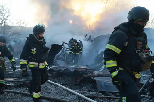 Russian strikes across Ukraine leave six killed, dozens wounded