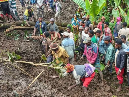 Etiópia decreta três dias de luto após deslizamentos de terras no sul do país que mataram pessoas