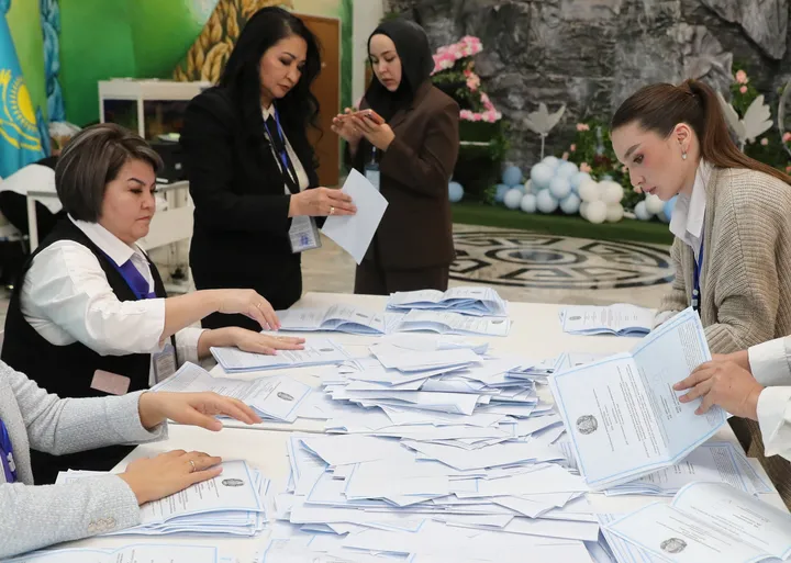 Kazakhstan approves new constitution: 87.15% vote in favour, election commission says