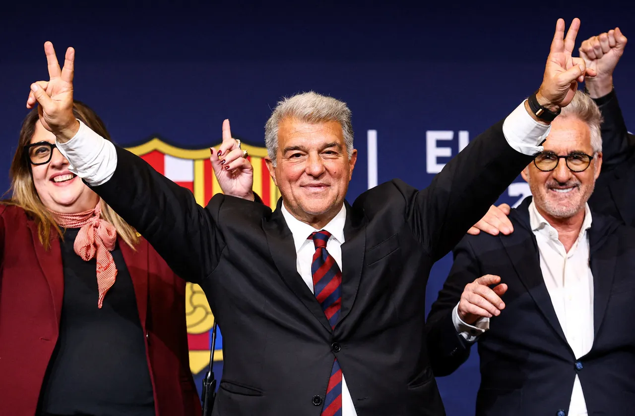 Joan Laporta ya sake zama shugaban Barcelona bayan lashe zaɓe