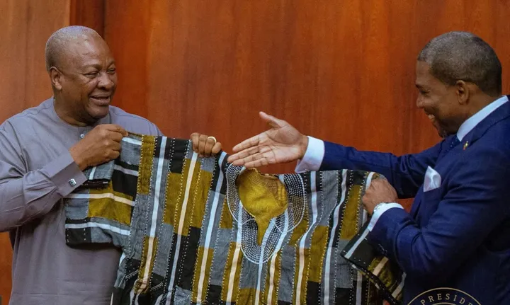 Utamaduni, vyakula, mapambo, katika ufunguzi wa Wiki ya Utamaduni ya Ghana