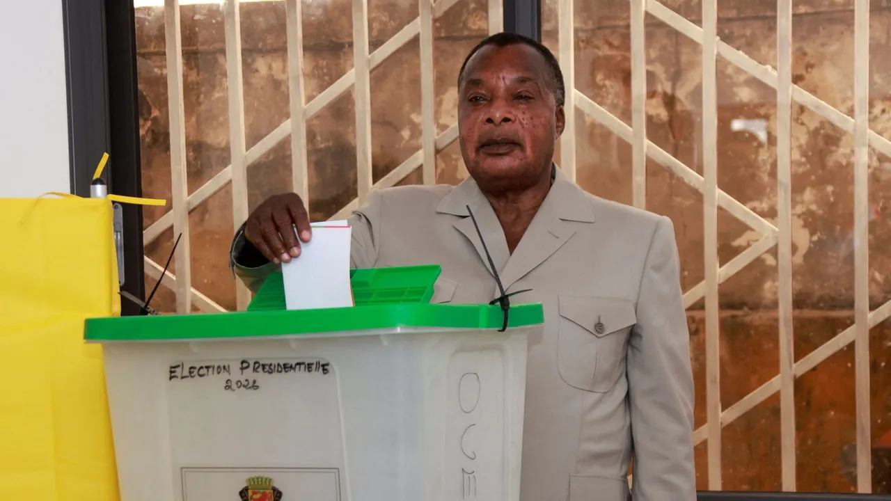 Republic of Congo's President Denis Sassou Nguesso wins election with 95% of the vote