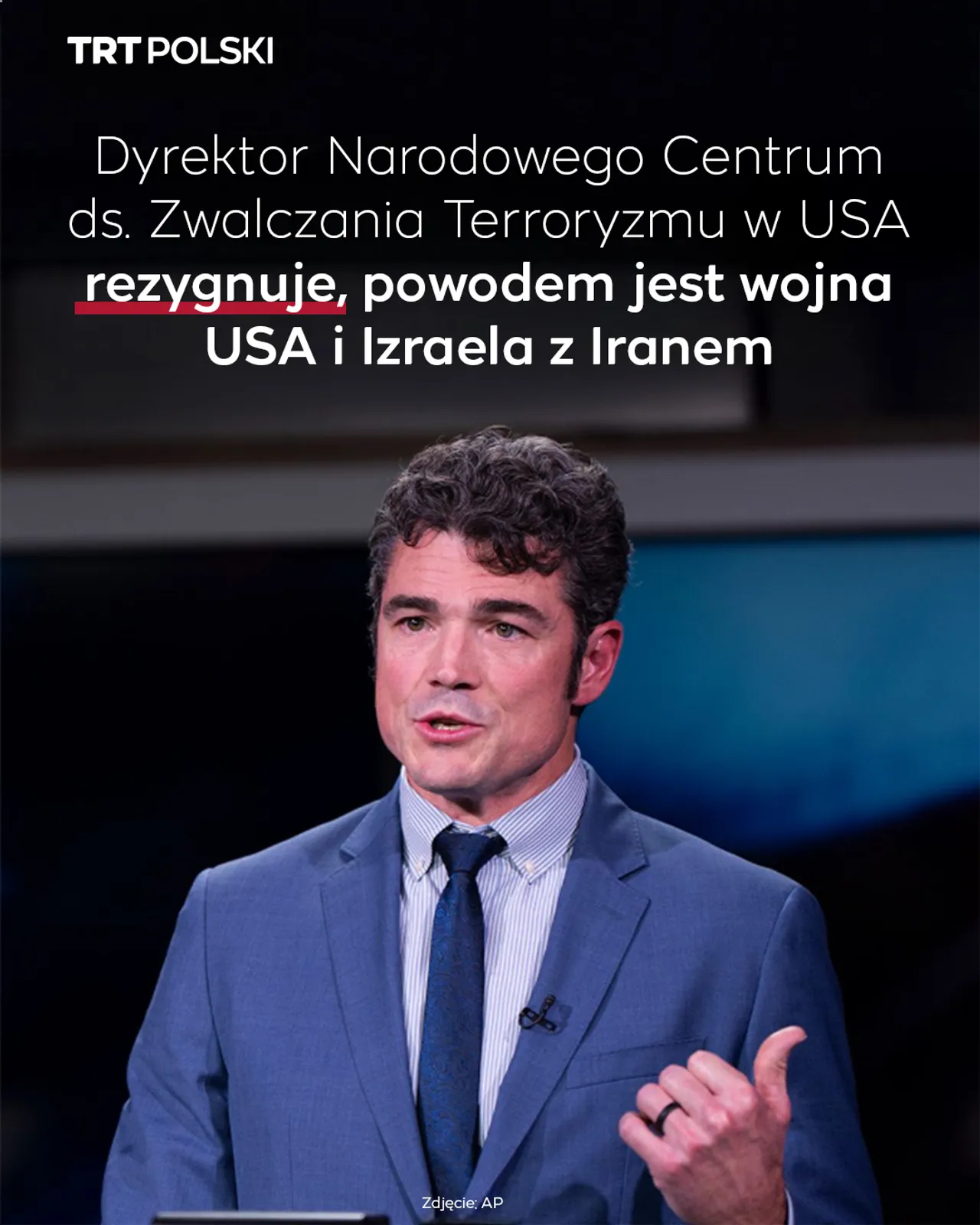 Dyrektor Narodowego Centrum ds. Zwalczania Terroryzmu w USA zrezygnował