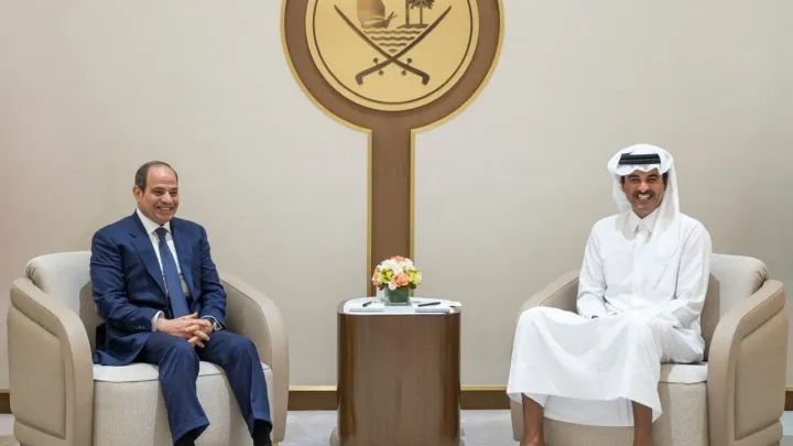 دعوات مصرية-قطرية لتكثيف الجهود الدولية لخفض التصعيد في المنطقة