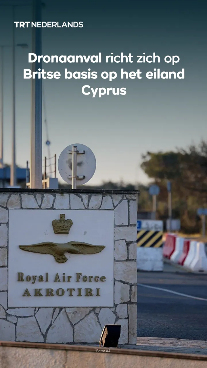 Droneaanval richt zich op Britse basis op het eiland Cyprus