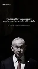 Irańskie rakiety wymierzone w biuro premiera Izraela