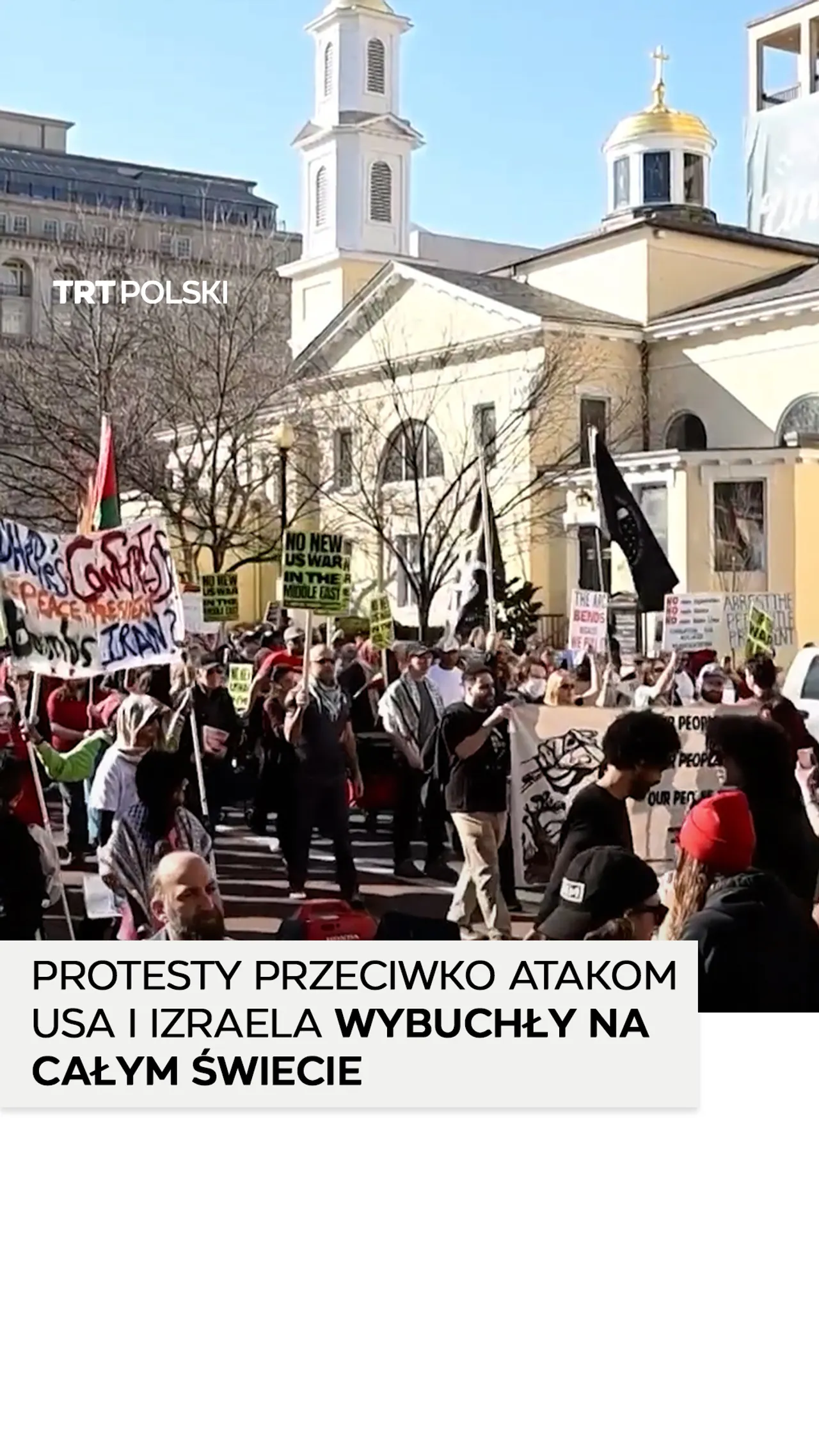 Protesty przeciwko atakom USA i Izraela wybuchły na całym świecie