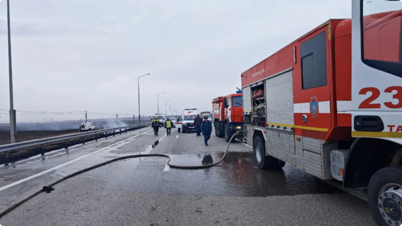 Три человека погибли в огненной ловушке в массовом ДТП под Ростовом