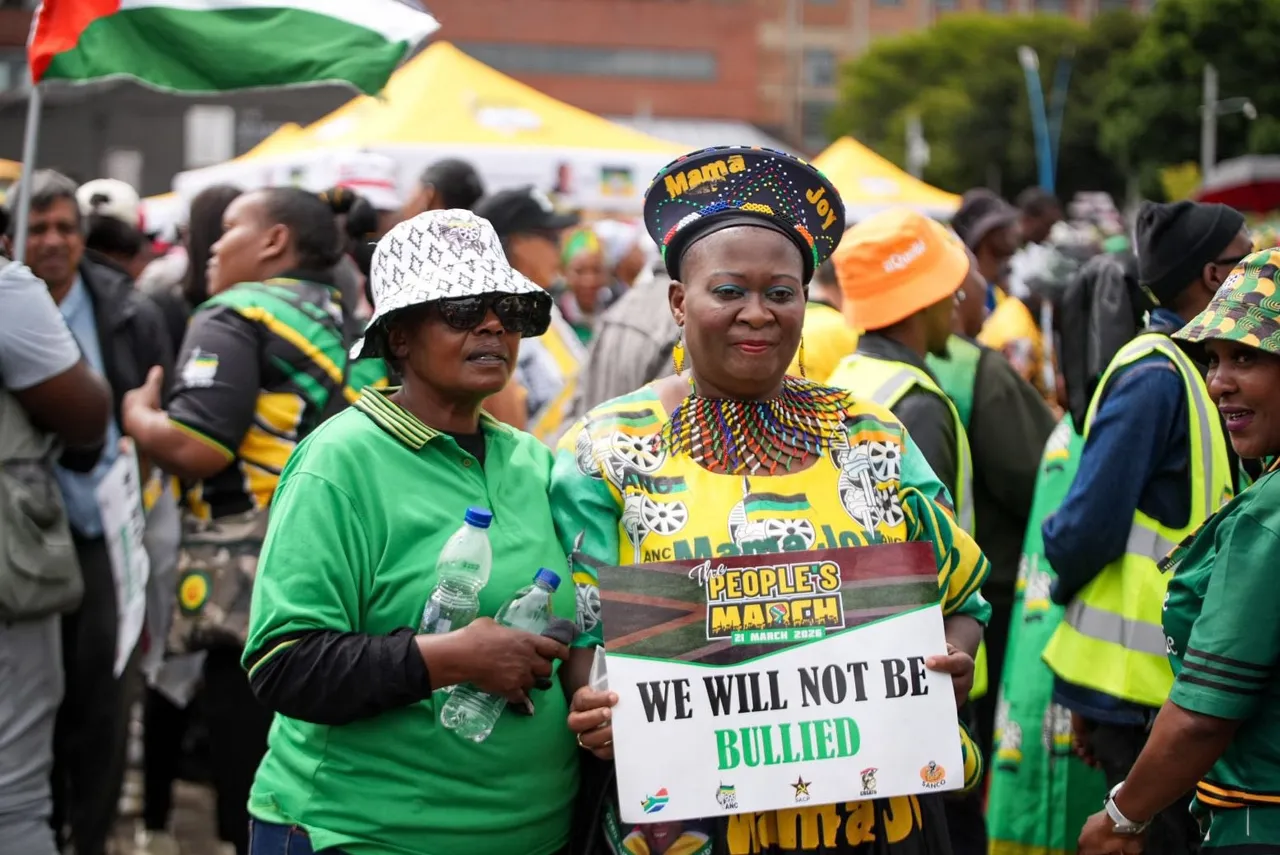 Thousands march in South Africa in defence of 'sovereignty' after US pressure