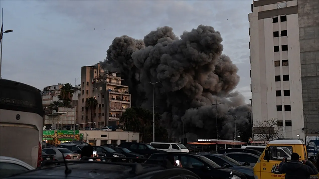 حملات هوایی اسرائیل به ضاحیه بیروت در ساعات شب