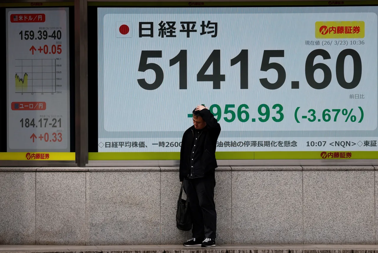 중동 분쟁 심화로 위험 회피 심리가 커지면서 아시아 주식 하락세