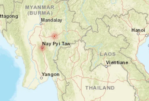 Gempa bumi 4.5 magnitud gegar Myanmar