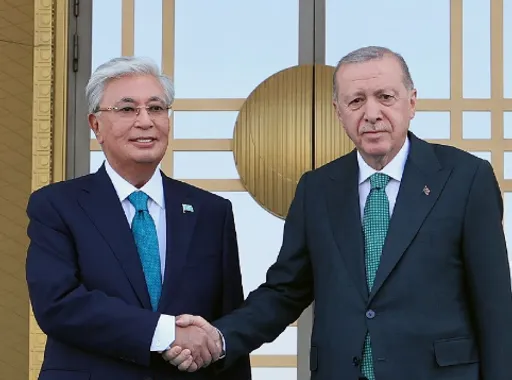 Turkish, Kazakh presidents discuss bilateral ties, regional issues