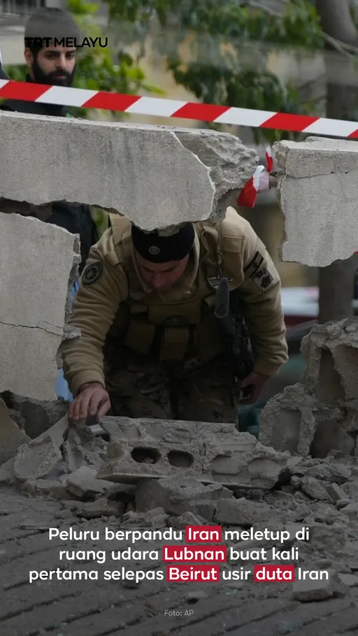 Peluru berpandu Iran meletup di ruang udara Lubnan buat kali pertama selepas Beirut usir duta Iran